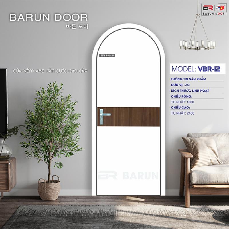 Cửa nhựa Vòm Barun Korea phối màu VBR-12